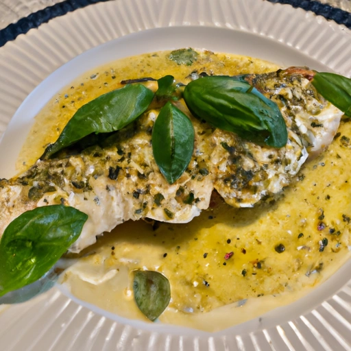 Bass with Basil