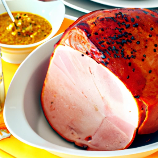 Basting Sauce Baked Ham