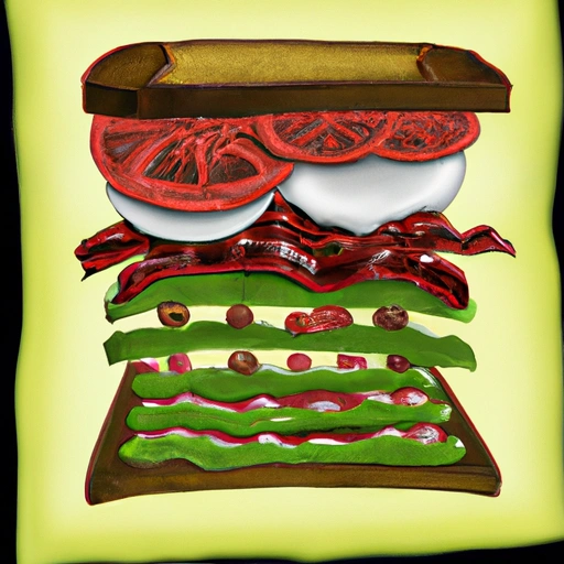 Bat Sandwich (Bacon, Avocado, and Tomato)