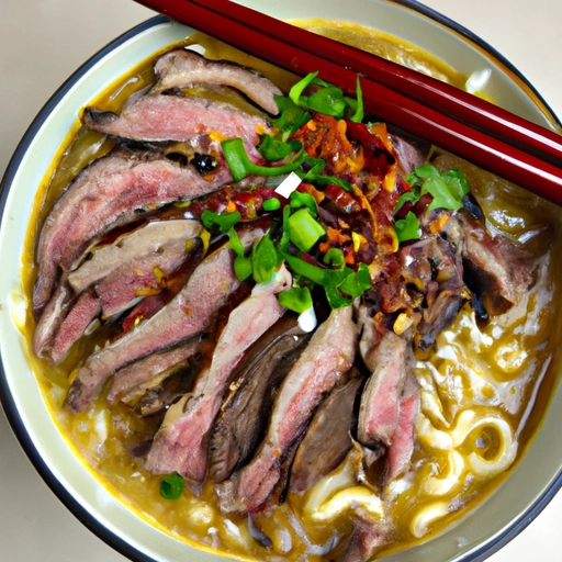 BBQ Duck and Ramen Soup