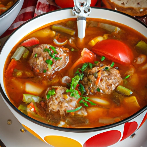 Bean Soup with Meat Balls