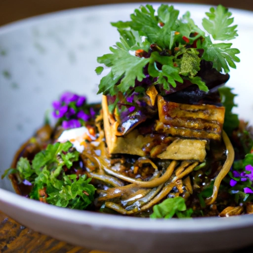Bean Thread Noodles with Asian Eggplant