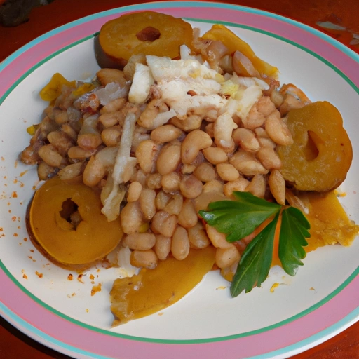 Beans with Cassava