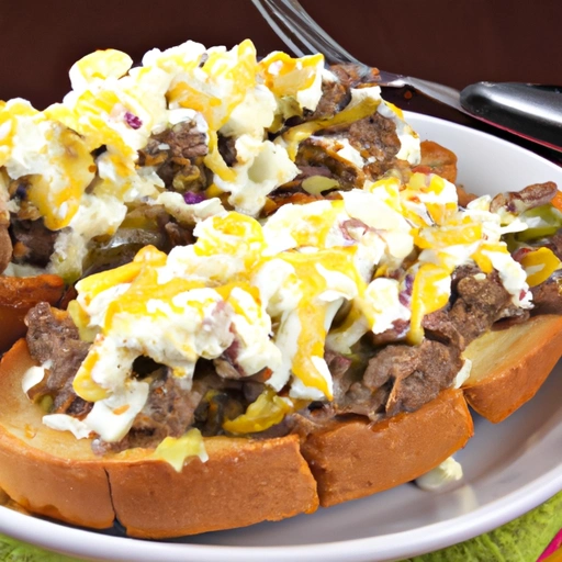Beef and Cheese Touchdown Toasts