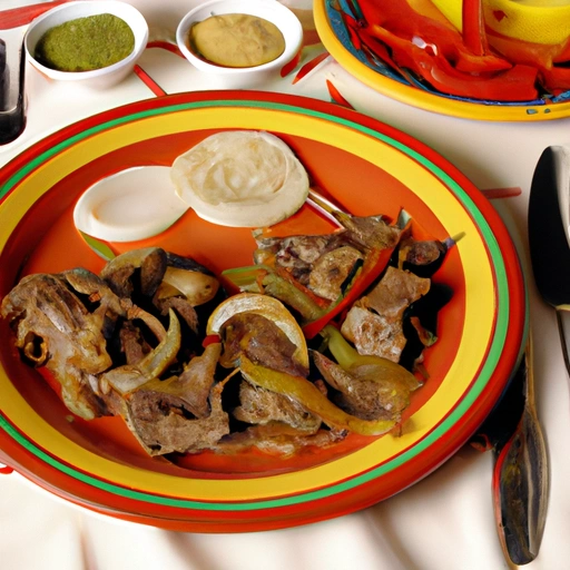 Fajitas z wołowiną i cebulą