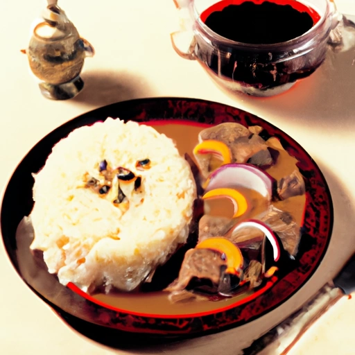 Beef Continental with Rice