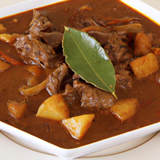 Zupa z wołowiną i curry