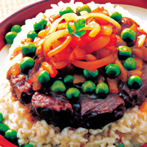 Beef Piquant in Rice Ring