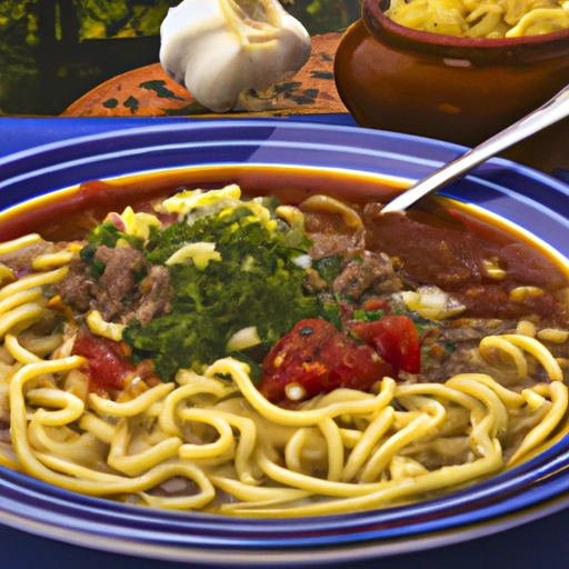 Beefy Spaghetti Soup
