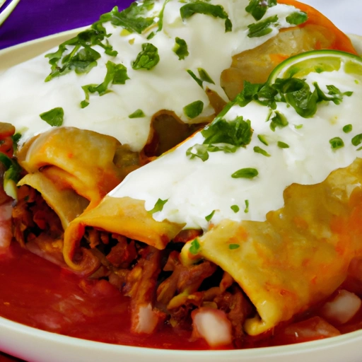 Beefy Tofu Enchiladas