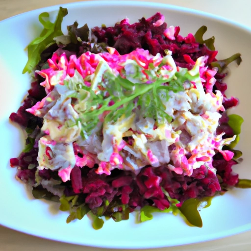Beetroot Salad with Herring