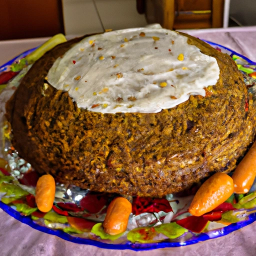 Belizeański Tort Marchewkowy