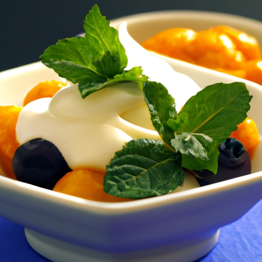 Berries with Orange-Honey Yogurt