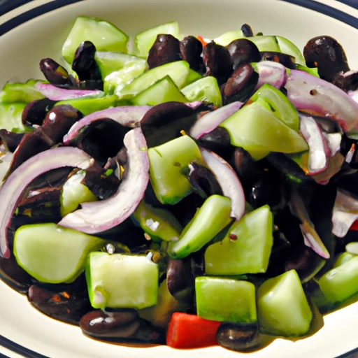 Black Bean and Cucumber Salad