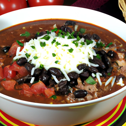 Black Bean Soup with Rice