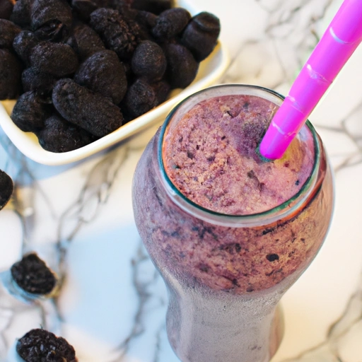 Blackberry Banana Smoothie