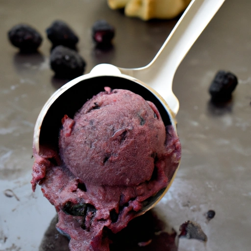 Blackberry Buttermilk Sherbet