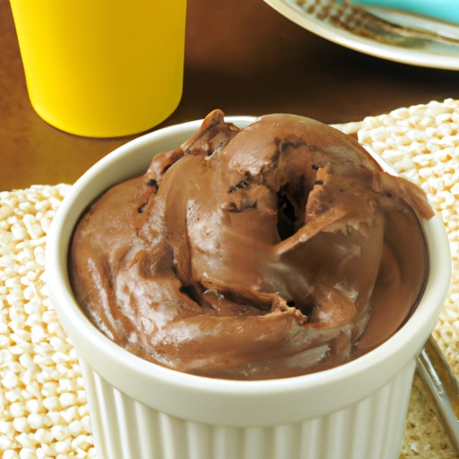 Blender Quick Diabetic Chocolate Ice Cream
