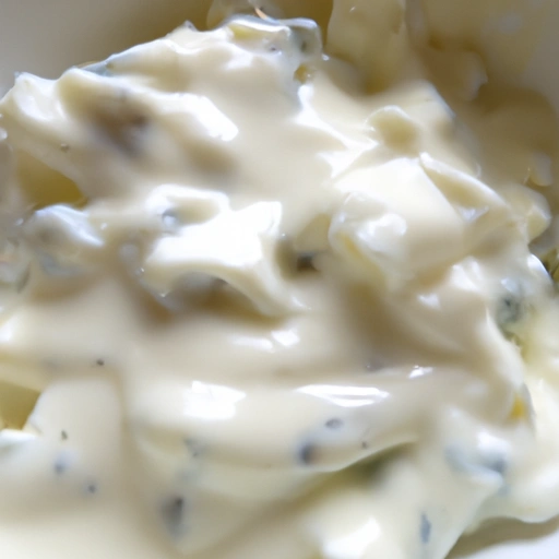 Sos z niebieskim serem z mlekiem maślanym