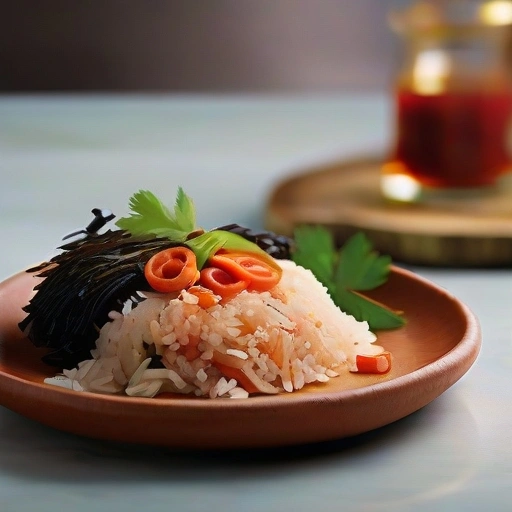 Blue-Coconut Jolofe Rice