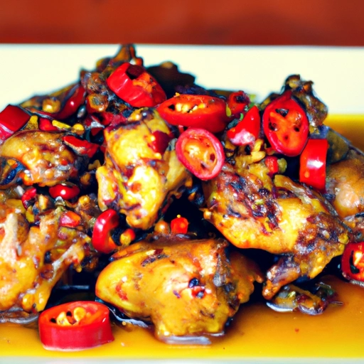 Braised Chicken with chillies