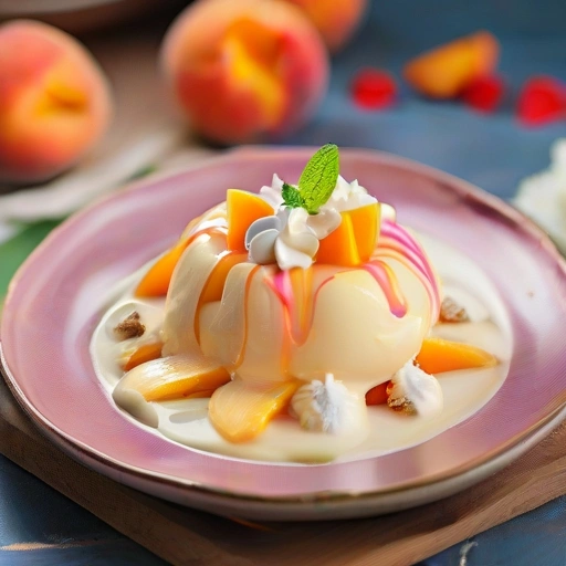 Brandied Peaches 'n' Cream