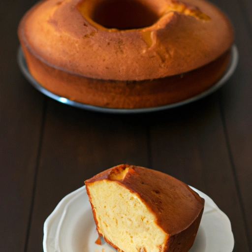 Brazylijski Bolo Bedbado Drunken Cake