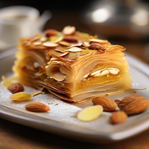 Brick Layers with Almonds and Honey