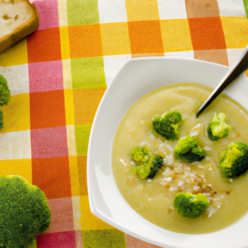 Zupa z brokułów i pasternaku