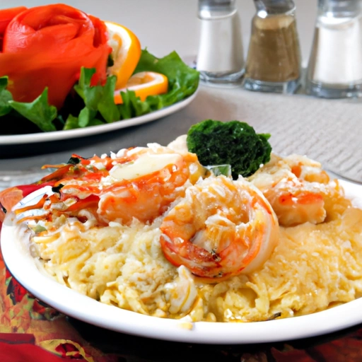 Broiled Scampi Romano