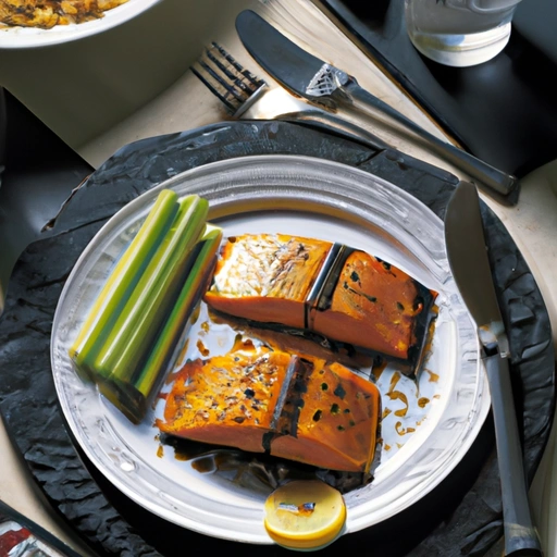 Brown Sugar and Mustard-grilled Salmon Steaks