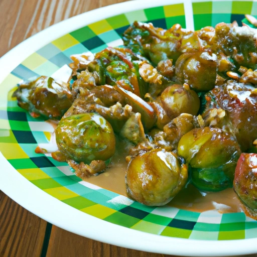 Brussels Sprouts in Pecan Sauce