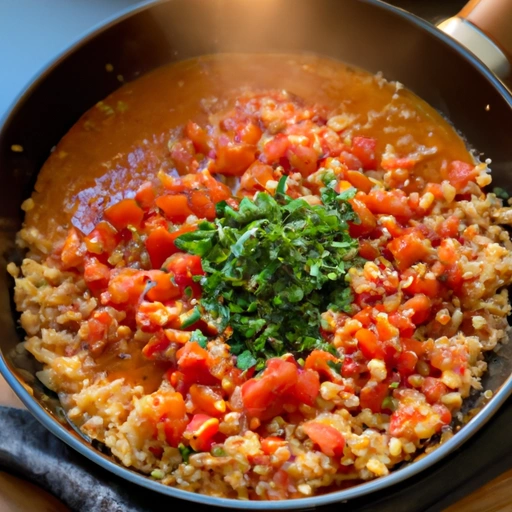 Bulgur Spagetti Sauce