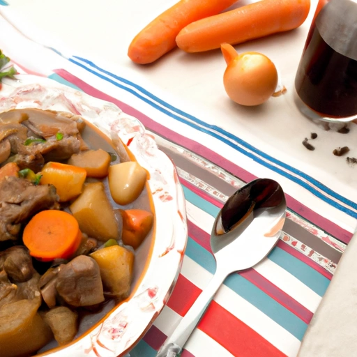 Burgundy Beef and Vegetable Stew