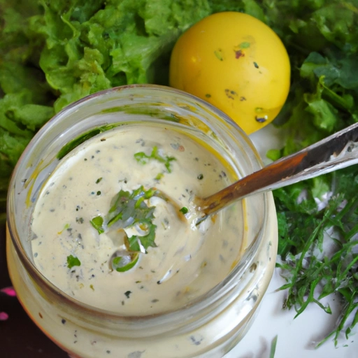 Buttermilk Lemony Salad Dressing