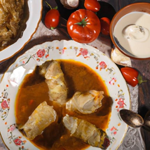 Cabbage Rolls with Mushroom Soup