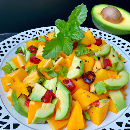 California Avocado and Papaya Fruit Salad
