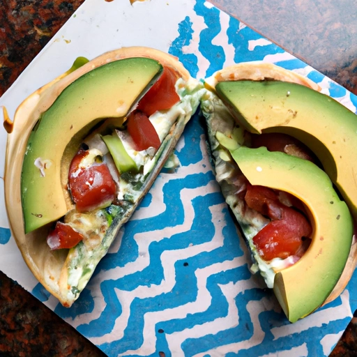 California Avocado/Blue Cheese Pita Sandwich