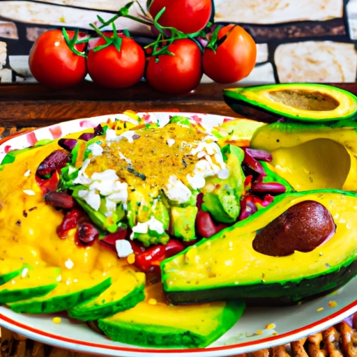 California Avocado-Chili Nutrition Plate