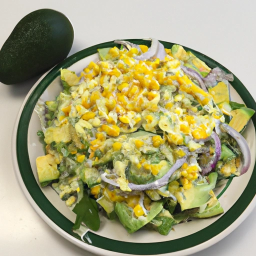 California Avocado, Corn and Onion Salad