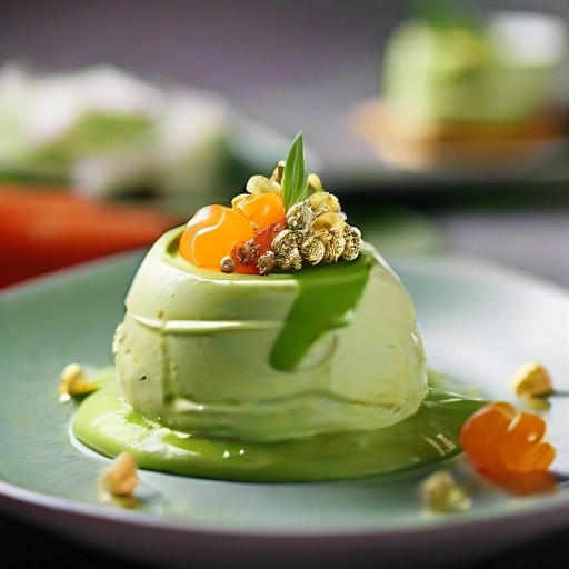 California Avocado Mousse with Golden Caviar and Chive