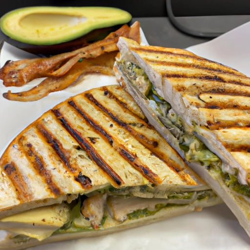 California Avocado-Rosemary Chicken and Pancetta Panini