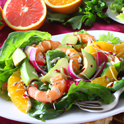 California Avocado Shrimp and Citrus Salad