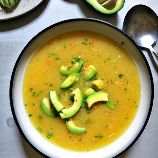 California Avocado-Spiked Corn Soup