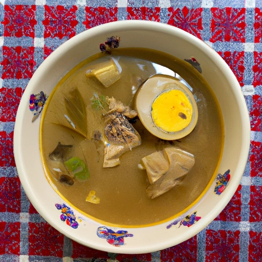 Kambodżańska słodka zupa
