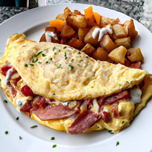 Canadian Bacon Omelet