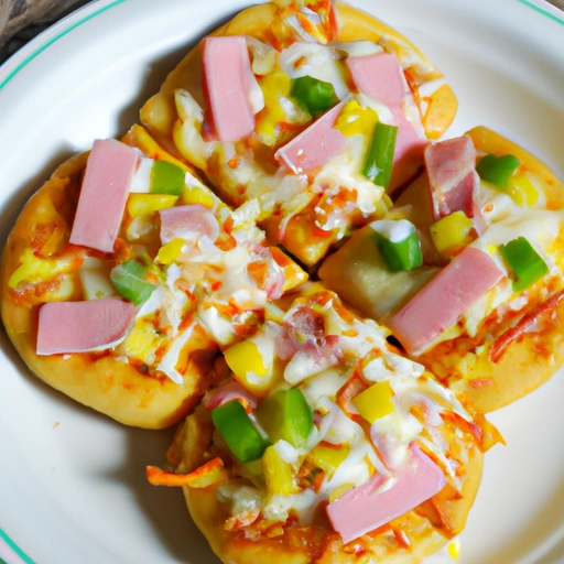 Canadian Bacon Pizza Snack