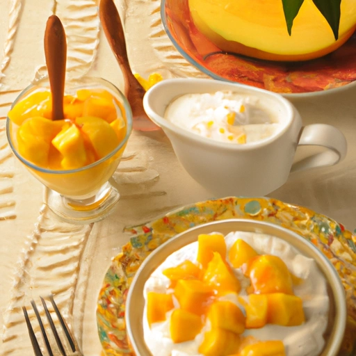 Caribbean Mangoes and Cream