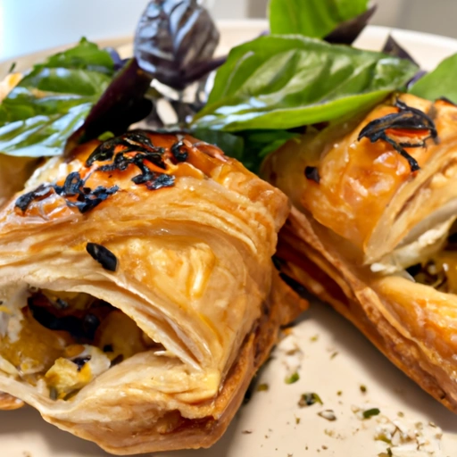 Catfish and Goat Cheese Pastries