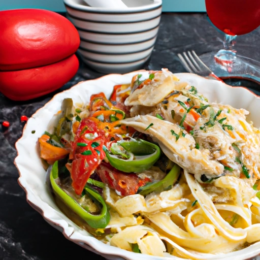 Catfish Pasta Primavera